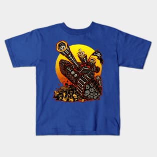 pirate steel tank Kids T-Shirt